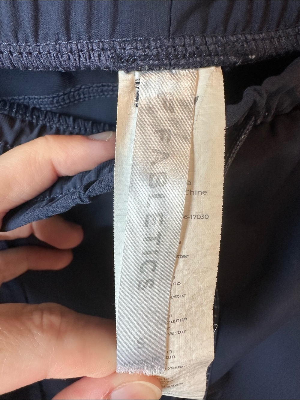 Navy Fabletics Jogger Pants - Picture 3 of 4